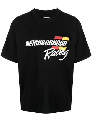 Neighborhood NH-12 graphic-print cotton T-shirt - Black