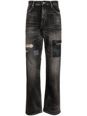 Neighborhood Savage ripped-detail jeans - Black