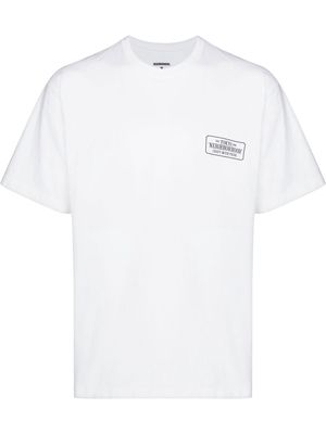 Neighborhood Shield-print T-shirt - White