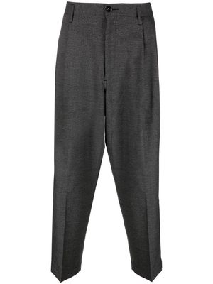 Neighborhood straight-leg check trousers - Grey