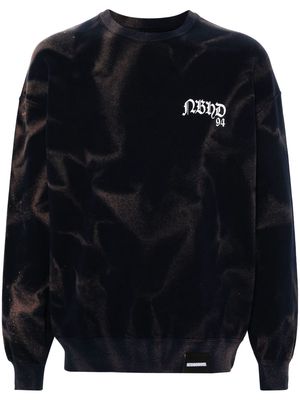 Neighborhood tie-dye cotton sweatshirt - Blue