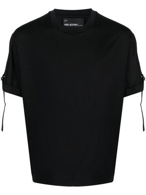Neil Barrett buckle-strap cotton T-shirt - Black