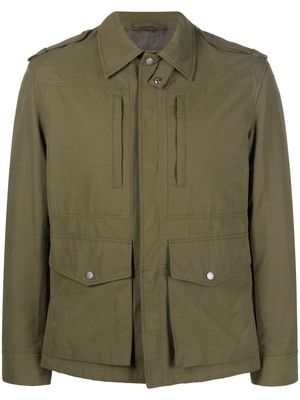 Neil Barrett cargo-pocket military jacket - Green