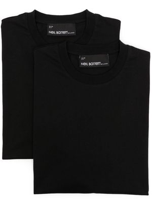 Neil Barrett crew neck cotton T-shirt - Black
