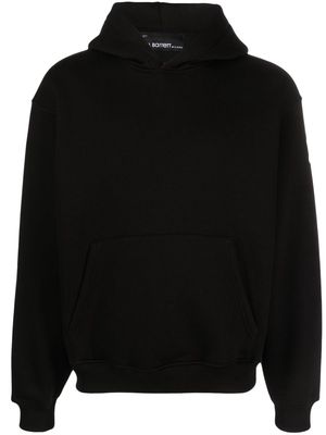 Neil Barrett embroidered-thunder jersey hoodie - Black