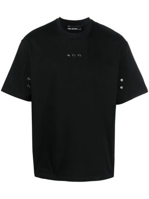 Neil Barrett eyelet-detail cotton T-shirt - Black