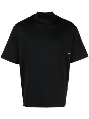 Neil Barrett eyelet-embellished cotton T-shirt - Black