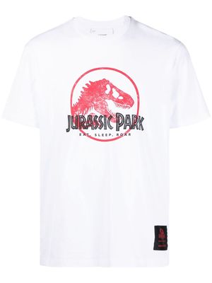 Neil Barrett Jurassic Park print T-shirt - White