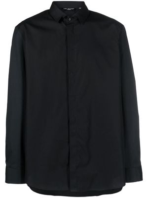 Neil Barrett long-sleeve cotton shirt - Black