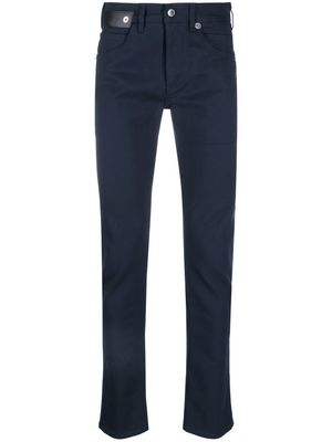 Neil Barrett low-rise skinny trousers - Blue
