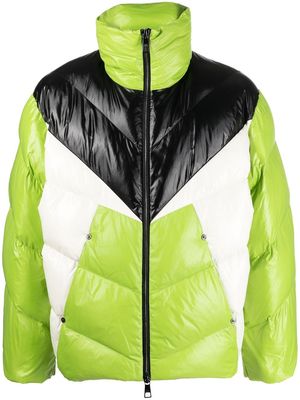 NEIL BARRETT Modernist feather-down bomber jacket - Green