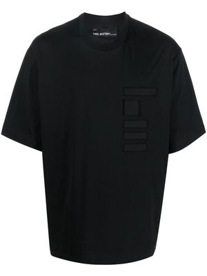 Neil Barrett patch-detail crew-neck T-shirt - Black