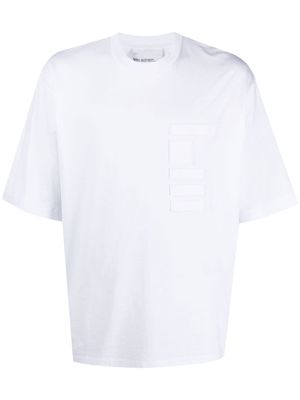 Neil Barrett patch-detail crew-neck T-shirt - White
