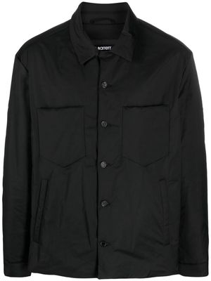 Neil Barrett patch-pockets padded shirt jacket - Black