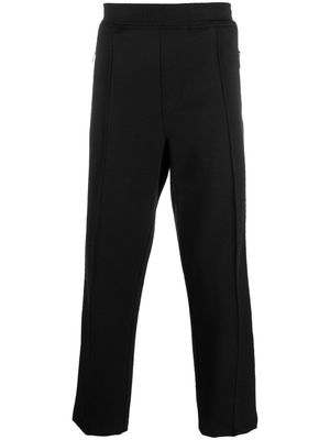 Neil Barrett seam-detail straight-leg trousers - Black