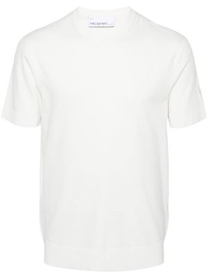 Neil Barrett short-sleeve knitted T-shirt - White