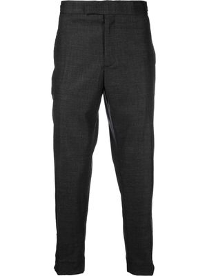 Neil Barrett side buckle-detail tailored trousers - Grey