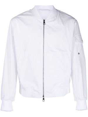 Neil Barrett Skinny bomber jacket - White