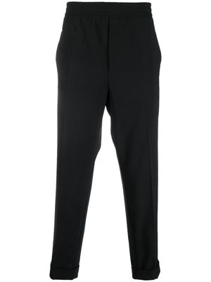 Neil Barrett tapered cropped trousers - Black