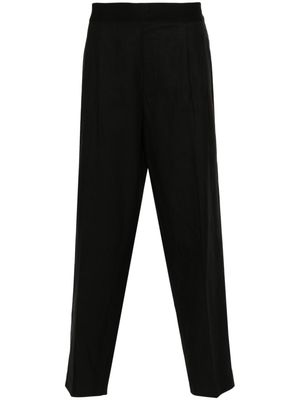 Neil Barrett tapered darted trousers - Black