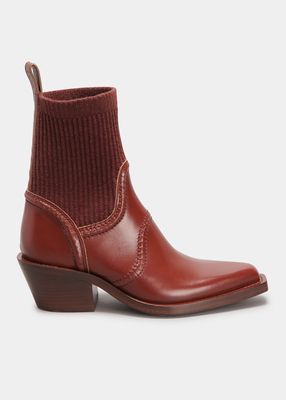 Nellie Western Sock Ankle Boots