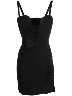 Nensi Dojaka asymmetric cut-out minidress - Black