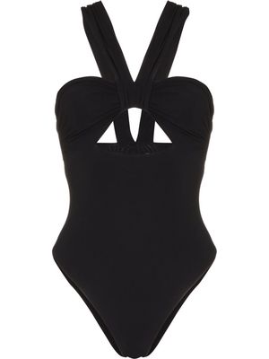 Nensi Dojaka Butterfly cut-out swimsuit - Black