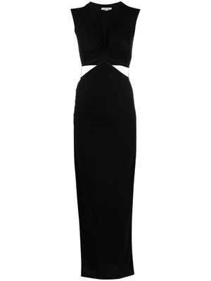 Nensi Dojaka cut-out maxi dress - Black