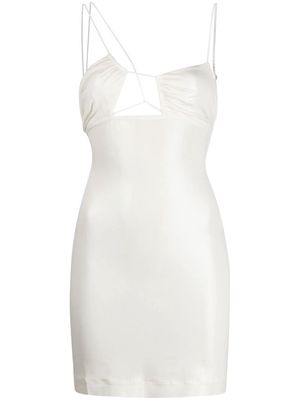 Nensi Dojaka cut-out minidress - White