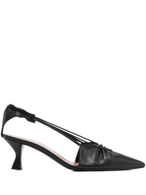 Nensi Dojaka pointed low-heel pumps - Black
