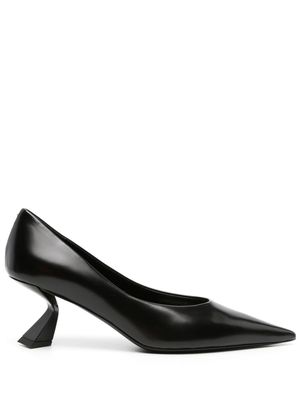 Nensi Dojaka pointed-toe leather pumps - Black