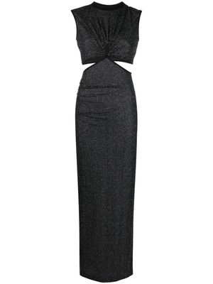 Nensi Dojaka sleeveless cut-out maxi dress - Black