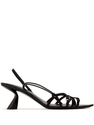 Nensi Dojaka slingback leather sandals - Black