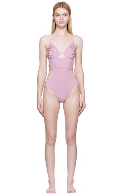 Nensi Dojaka SSENSE Exclusive Pink One-Piece Swimsuit