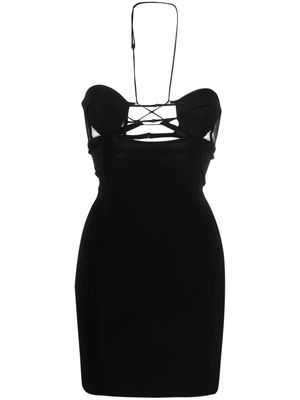 Nensi Dojaka strappy cut-out minidress - Black