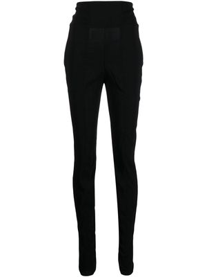 Nensi Dojaka tailored high-waisted trousers - Black