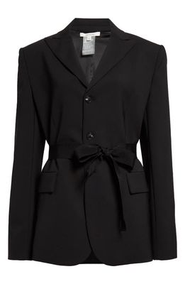 Nensi Dojaka Tailored Stretch Wool Jacket in Black