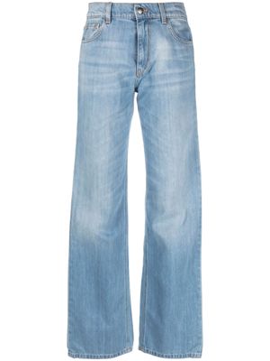 Nensi Dojaka wide-leg jeans - Blue