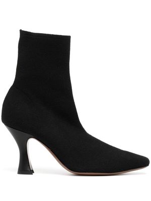 NEOUS 80mm pointed toe ankle boots - Black