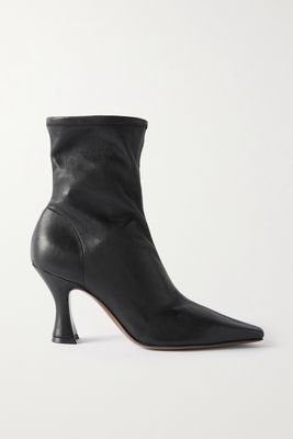 Neous - Ran Stretch-leather Ankle Boots - Black
