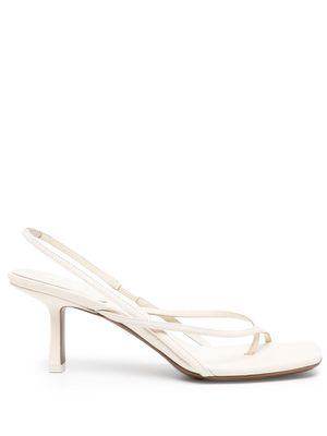 NEOUS Shamali 65mm heel sandals - White