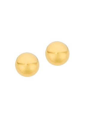 Neptune Orb Small 23K Gold-Plated Stud Earrings