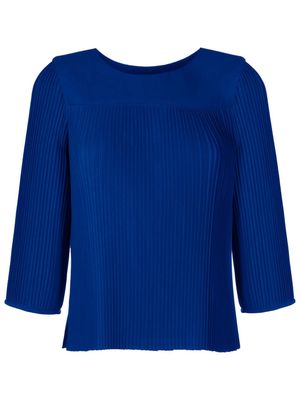 Neriage Legbi plissé-effect blouse - Blue