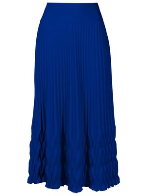 Neriage Mensa 3D-pleated skirt - Blue