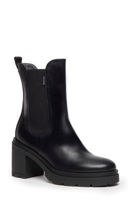 NeroGiardini Block Heel Chelsea Boot in Black