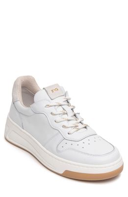 NeroGiardini Clean Retro Leather Sneaker in White