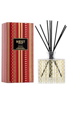 NEST New York Holiday Reed Diffuser in Red.