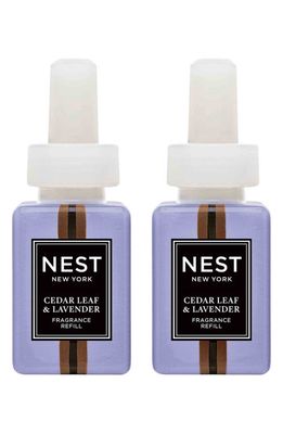 NEST New York x Pure Home Fragrance Diffuser Refill Duo in Cedar Leaf 