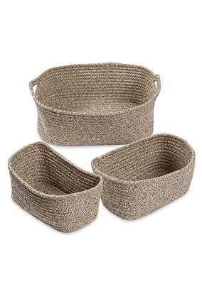 Nested Cotton Baskets 3-Piece Set