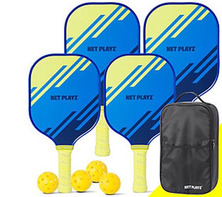 Net Playz Pickleball Adult and Child Paddle Set